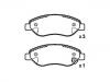 刹车片 Brake Pad Set:16 05 355