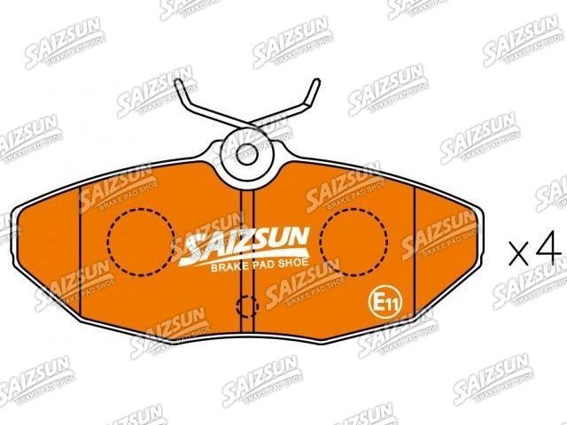 刹车片 Brake Pad Set:C2C  8342