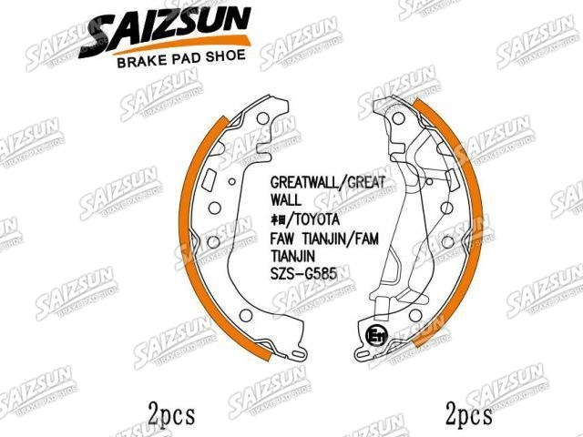 刹车蹄片 Brake Shoe Set:9101082