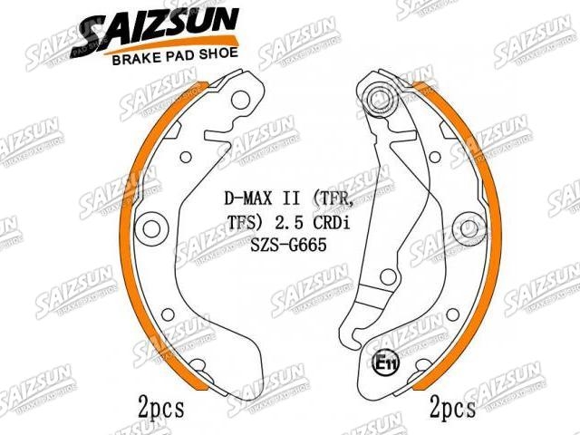 刹车蹄片 Brake Shoe Set:95017074