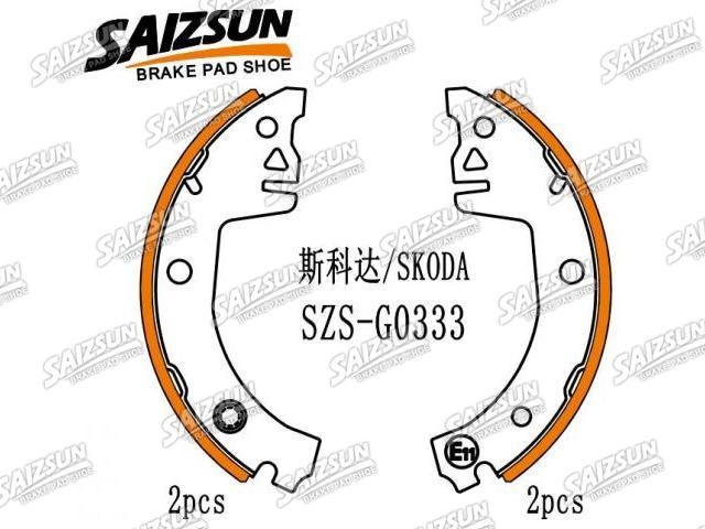 刹车蹄片 Brake Shoe Set:115 330 149