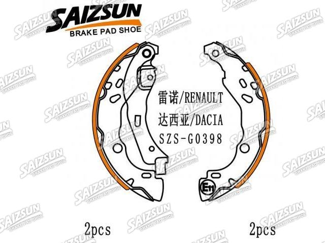 刹车蹄片 Brake Shoe Set:77 01 207 178