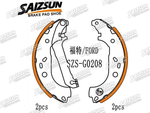 刹车蹄片 Brake Shoe Set:4 387 344