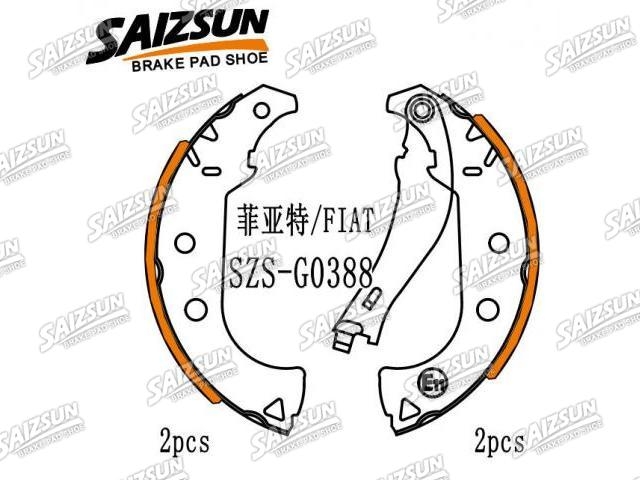 刹车蹄片 Brake Shoe Set:7081832