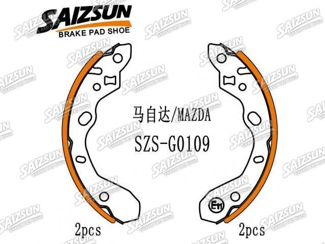 刹车蹄片 Brake Shoe Set:B2YD-26-38ZA