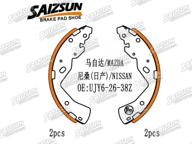 刹车蹄片 Brake Shoe Set:UAYN-26-38Z