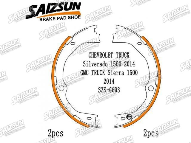 刹车蹄片 Brake Shoe Set:23135902