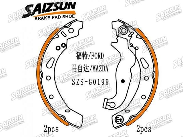 刹车蹄片 Brake Shoe Set:DFY1-26-38Z