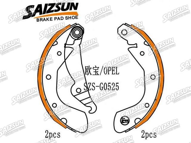 刹车蹄片 Brake Shoe Set:93332948