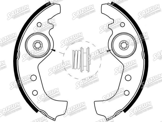 Bremsbackensatz Brake Shoe Set:SE021165299A
