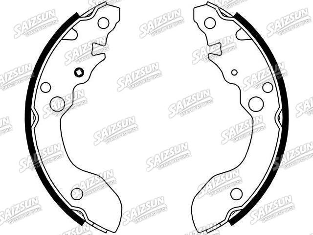Bremsbackensatz Brake Shoe Set:53200-60880