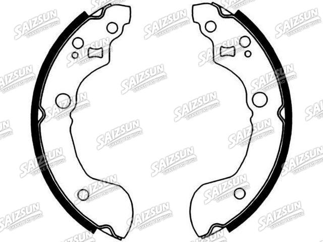 Bremsbackensatz Brake Shoe Set:44060-7E625
