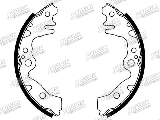 Bremsbackensatz Brake Shoe Set:04495-B1010