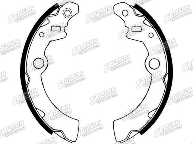 Bremsbackensatz Brake Shoe Set:26290-TA080