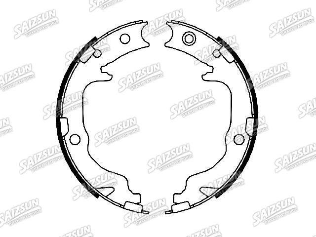 Bremsbackensatz Brake Shoe Set:MB151059