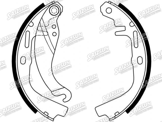 Bremsbackensatz Brake Shoe Set:1605 478