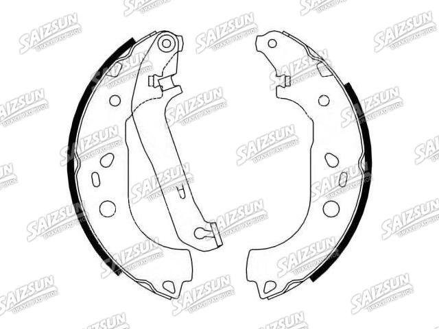 Bremsbackensatz Brake Shoe Set:1347420