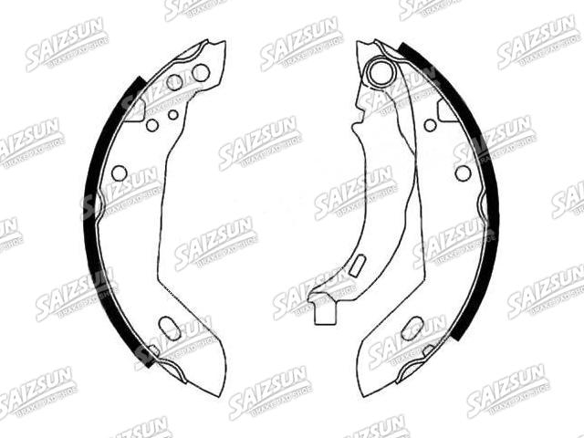 Bremsbackensatz Brake Shoe Set:77 01 203 470