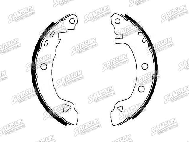 Bremsbackensatz Brake Shoe Set:77 01 203 064