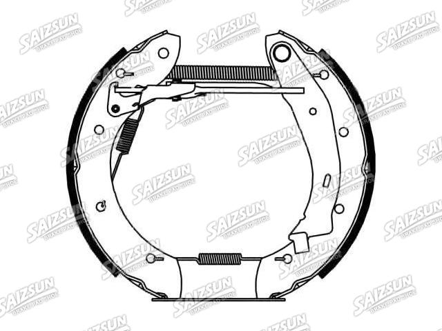 Bremsbackensatz Brake Shoe Set:60 25 370 302