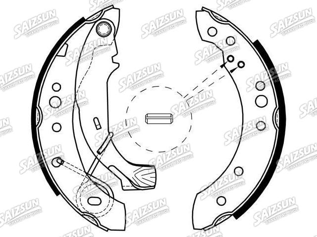 Bremsbackensatz Brake Shoe Set:4241.L0