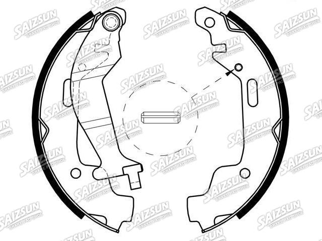 Bremsbackensatz Brake Shoe Set:9209090