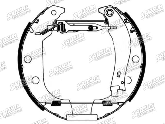 Bremsbackensatz Brake Shoe Set:4241.6E