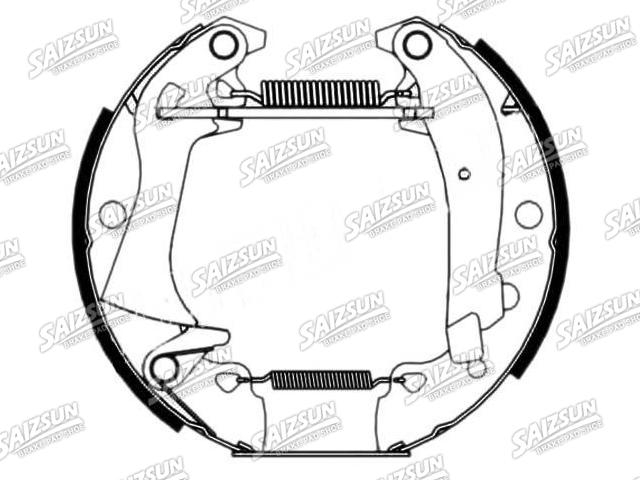 Bremsbackensatz Brake Shoe Set:4241.5T