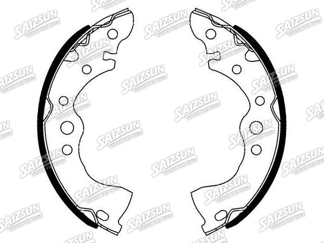 Bremsbackensatz Brake Shoe Set:SA131