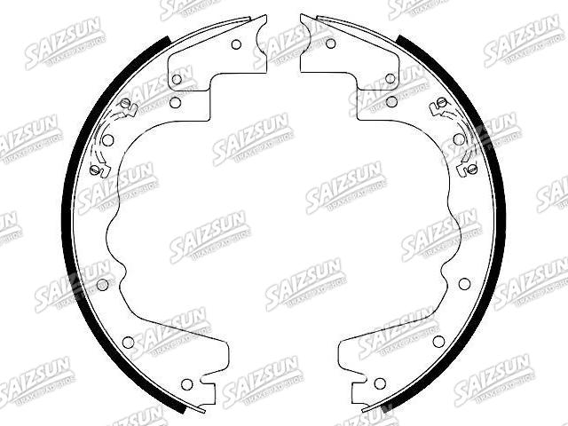 Bremsbackensatz Brake Shoe Set:4C4Z-2007-NA