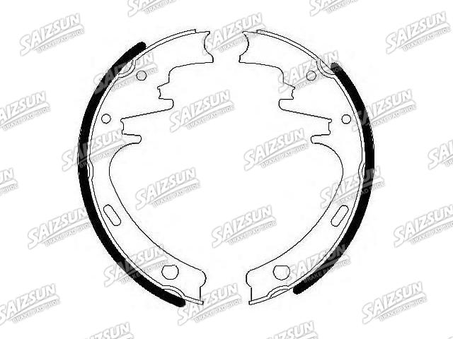 Bremsbackensatz Brake Shoe Set:D9AZ 2200 B
