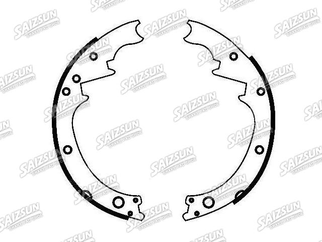 Bremsbackensatz Brake Shoe Set:8130362