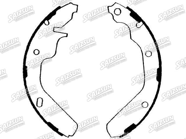 Bremsbackensatz Brake Shoe Set:4205999