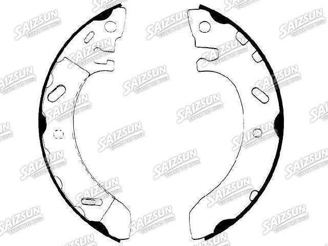 Bremsbackensatz Brake Shoe Set:4864304