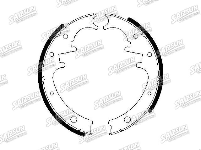 Bremsbackensatz Brake Shoe Set:D9AZ-2200-A