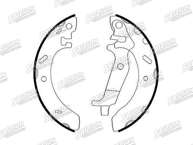 Bremsbackensatz Brake Shoe Set:4797144