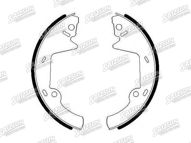 Bremsbackensatz Brake Shoe Set:E6DZ-2200-B