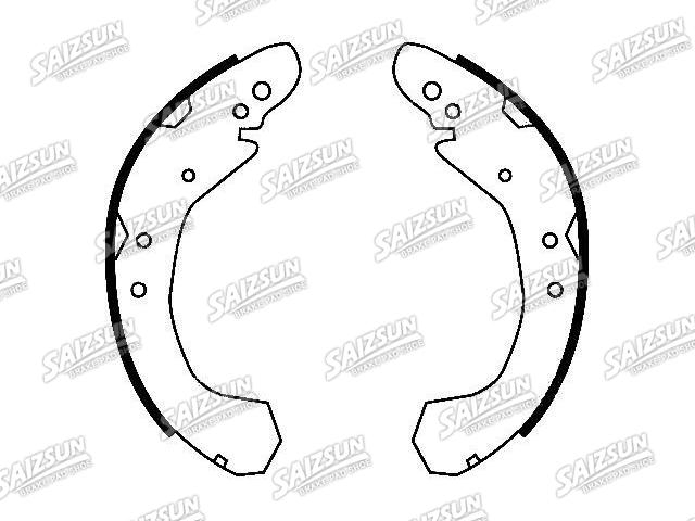 Bremsbackensatz Brake Shoe Set:12510022