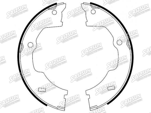 Bremsbackensatz Brake Shoe Set:5C3Z-2648-BA