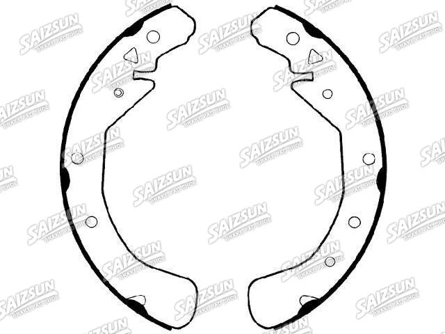 Bremsbackensatz Brake Shoe Set:21019008