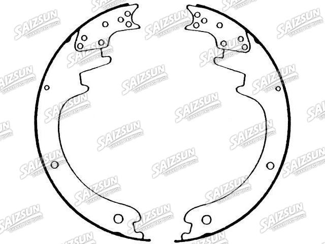 Bremsbackensatz Brake Shoe Set:C8TZ-2018-A