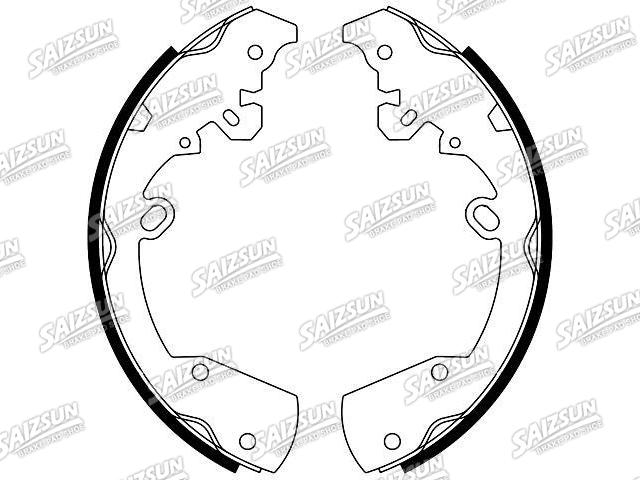 Bremsbackensatz Brake Shoe Set:05191790AA