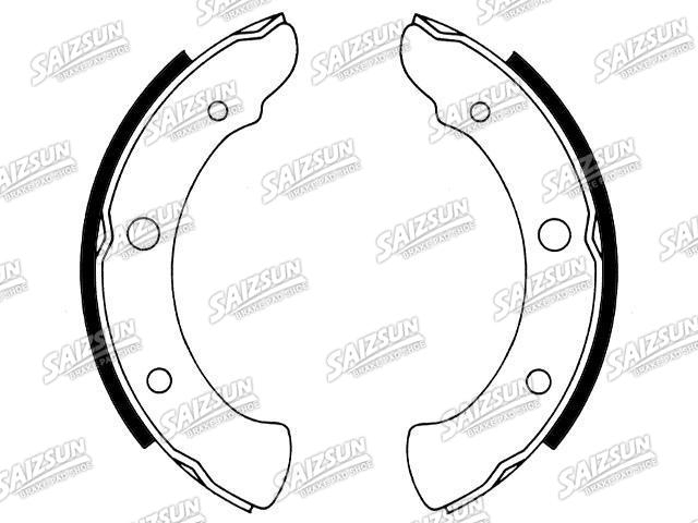 Bremsbackensatz Brake Shoe Set:6253-01112