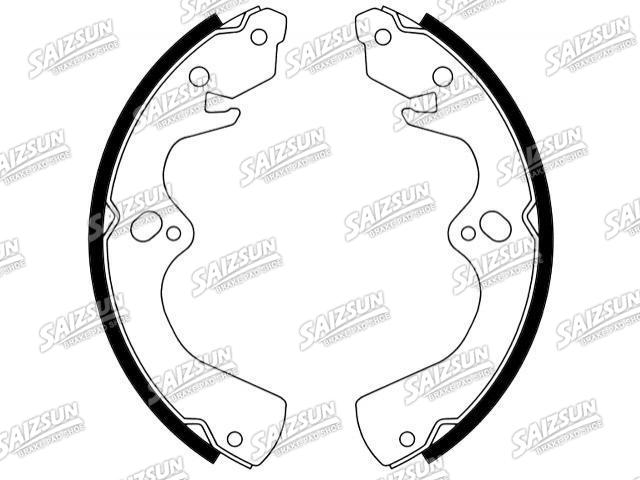 Bremsbackensatz Brake Shoe Set:UB39-26-38Z