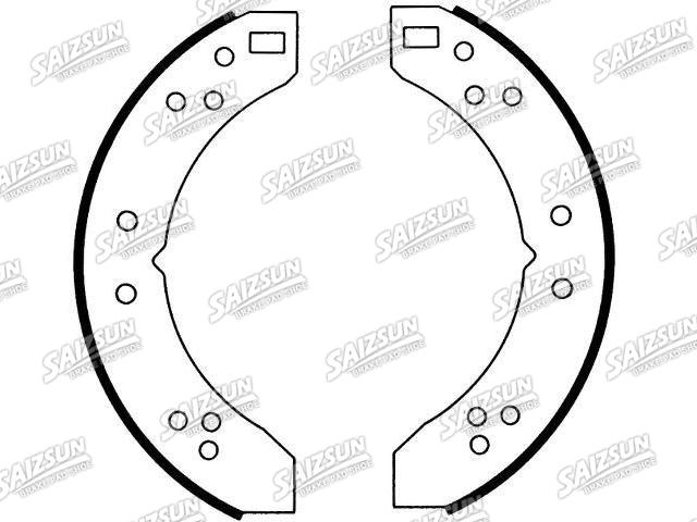 Bremsbackensatz Brake Shoe Set:318-877