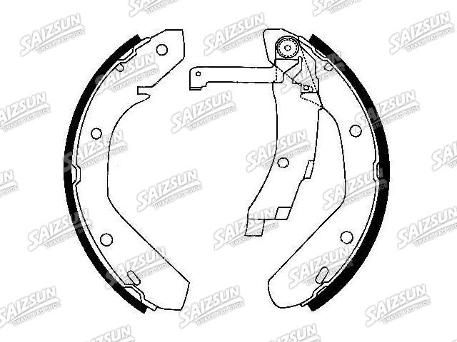 Bremsbackensatz Brake Shoe Set:331 609 537 A