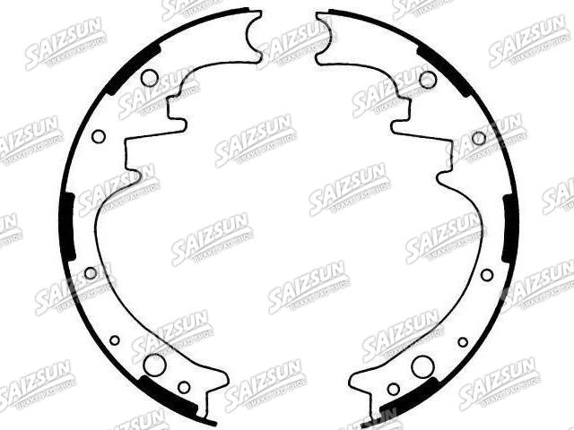 Bremsbackensatz Brake Shoe Set:4176764