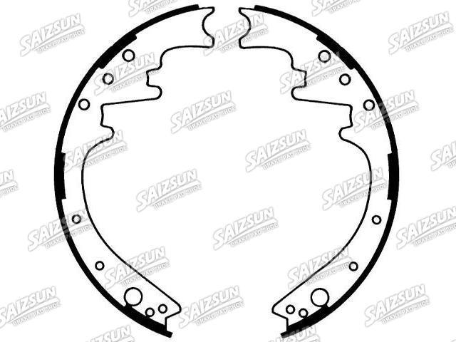 Bremsbackensatz Brake Shoe Set:3621968