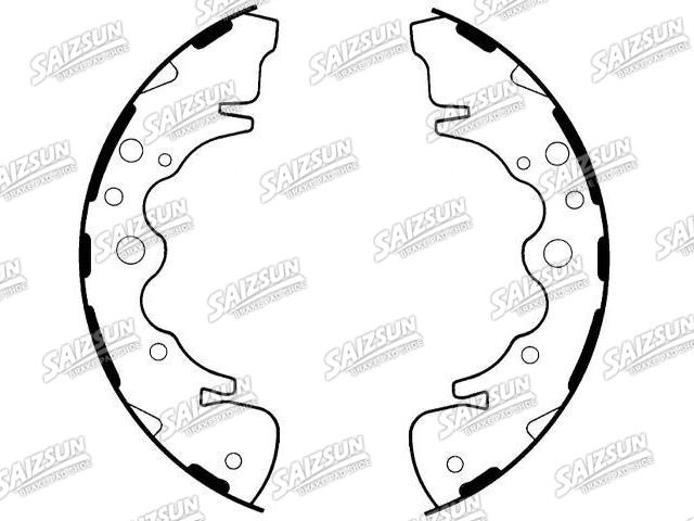 Bremsbackensatz Brake Shoe Set:S789-1532