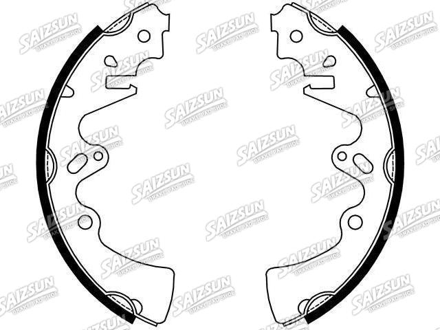 Bremsbackensatz Brake Shoe Set:H708-33-310